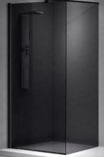 Tuš paravan WALK IN 90 x 200cm 8mm CRNI MATT profil