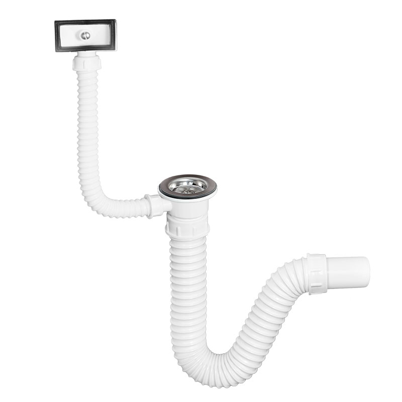 V&G FLEKSIBILNI SIFON ZA SUDOPERU 1/1 sa prelivom S03006