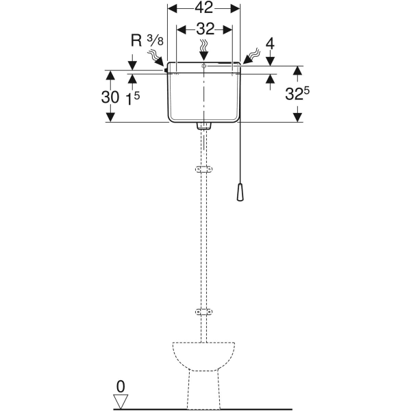 Vodokotlić AP112 GEBERIT