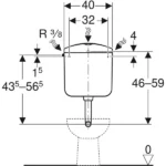 Vodokotlić AP117 GEBERIT