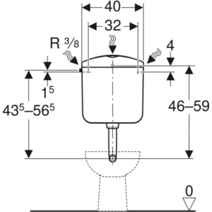 Vodokotlić AP117 GEBERIT