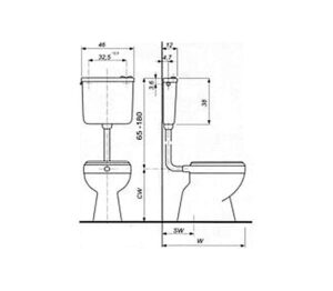 Vodokotlić je modernog dizajna, funkcionalan i praktičan, omogućava sigurnu upotrebu, jednostavnu i brzu montažu i dug vek trajanja. Izrađen je od visokokvalitetnih materijala (ABS) koji sprečavaju taloženje kamenca. Unutrašnja izolacija od stiropora sprečava zarošavanje vodokotlića na spoljnim površinama. Regulacija novoa vode od 6 – 9 litara omogućava uštedu vode i kvalitetno ispiranje WC šolje. Mogućnost priključenja dovoda vode sa “leve” ili “desne” strane. Uputstvo za montažu je priloženo uz svaki vodokotlić.