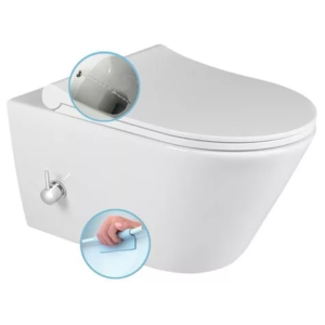 Konzolna šolja AVVA SLIM LUCCO sa funkcijom bidea topla i hladna voda